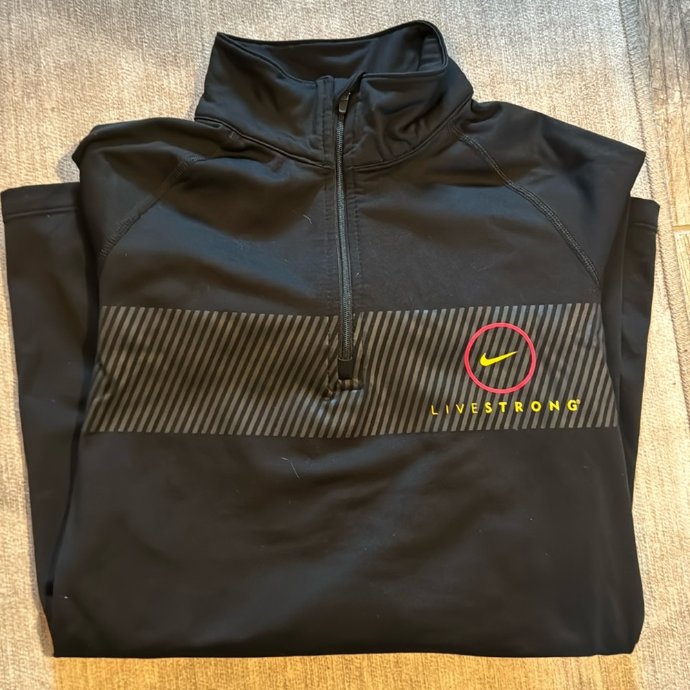 Livestrong Nike quarter zip